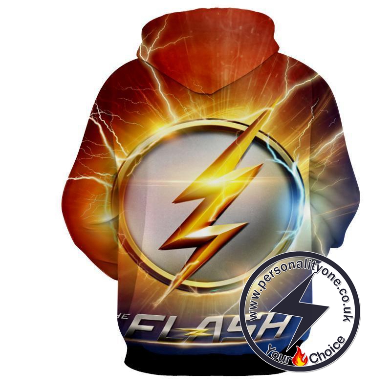 Flash Sign 3D Printed - The Flash Hoodies - Star Lab